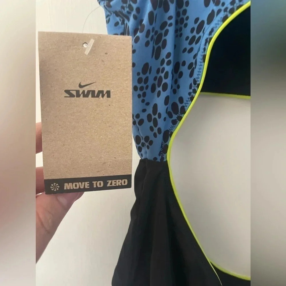 Nike Party Dots Cutout Swimsuit - Picture 8 of 8